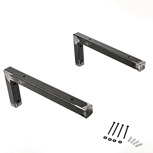 LST 2X Wandkonsole Waschtischhalterung Regalträger anthrazit 350mm Winkel