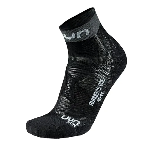 UYN Runner's One Socken - ohne Bund, atmungsaktiv und geruchshemmend für optimale Laufleistung