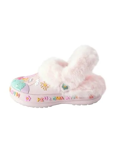NEXT Mädchen Standard Pantoffeln mit flauschigem Futter Peppa Wutz Rosa 30.5