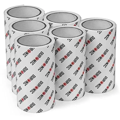 Duronic ROLL6 Fusselrolle Nachfüllpack | 6 Kleberollen | Tragbarer Fusselentferner | Kleiderrolle gegen Tierhaare | Für Polstermöbel, Wäsche und Fellpflege geeignet