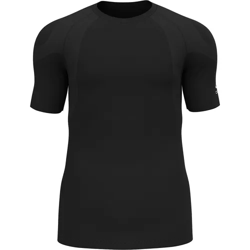 Odlo Herren Active Spine 2.0 T-Shirt – Größe S, schwarz - Laufshirts mit hochfunktionalem, athletisch geschnittenem Design und überragendem Klimamanagement für optimalen Komfort beim Sport.