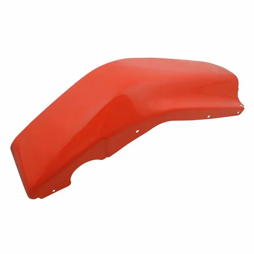 Beinschutz rechts, verzinkt u. verkehrsrot pulverbeschichtet - Simson SR50, SR80