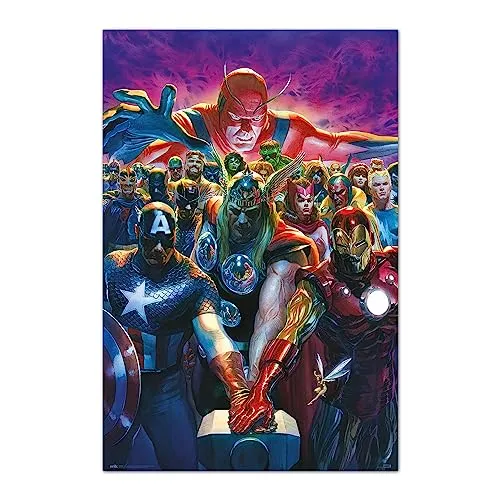 Grupo Erik Poster Marvel Avengers - 10 by Alex Ross Wanddeko 61 x 91,5 cm