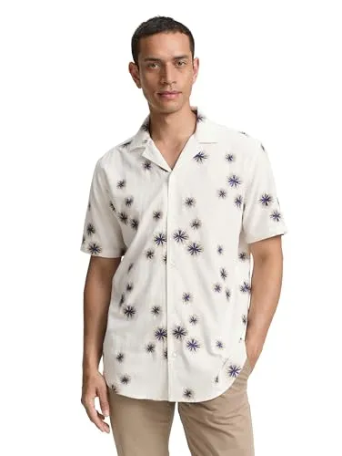 TOM TAILOR Kurzarmhemd mit floralen Prints
