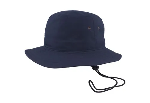 Breiter Fischerhut mit Kinnband und UV-Schutz 40+