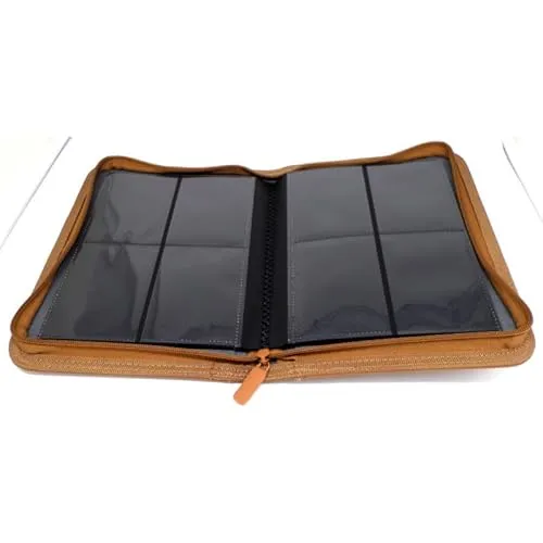 Docsmagic.de Premium Pro-Player 4-Pocket Zip-Album Gold in gold von docsmagic