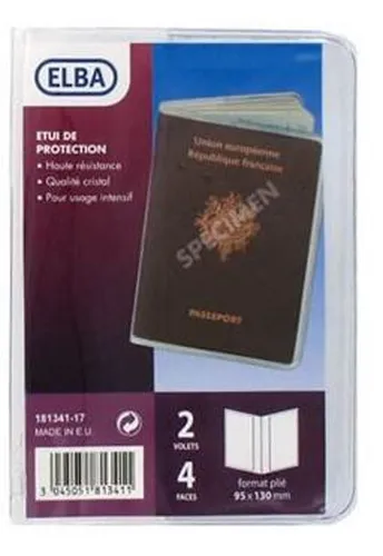 Oxford Ausweishülle PVC 2-fach 0,30 mm Format: 88 x 125 mm faltbar