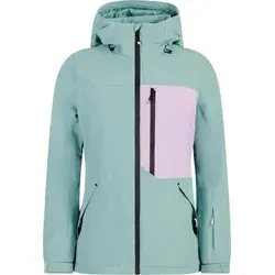 Protest Women's Prtsalut Snowjacket - Skijacke Gr S türkis - Wasserdichte Skijacke in Türkis, Größe S, mit praktischer Liftpasstasche. Ideal für Ski und Snowboard, ausgestattet mit Belüftungs-RV, Windschutz und Daumenschlaufen.