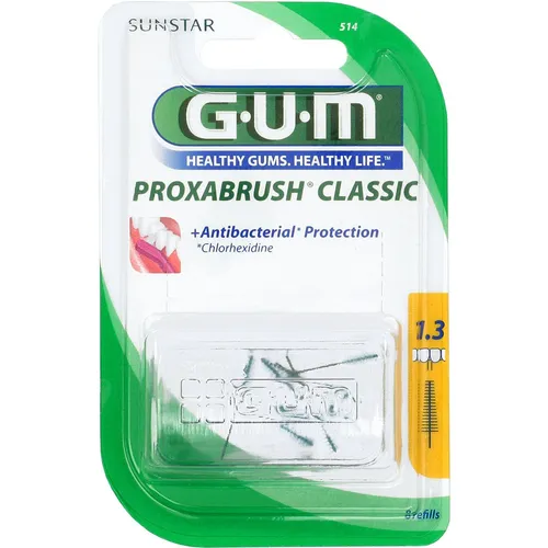 GUM Proxabrush Classic Interdentalbürsten, gelb Tanne 1,3 mm
