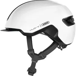 ABUS Urban Helm HUD-Y - Stylischer Fahrradhelm mit LED-Rücklicht - Fahrradhelme mit aufladbarem LED-Rücklicht für optimale Sichtbarkeit und Sicherheit. Ideal für stylische und schützende Fahrten in der Stadt.