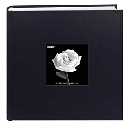 Produktbild Pioneer Foto Alben 200-pocket genäht Kunstleder Rahmen Cover Foto Album, 4 von 6, Navy Blau