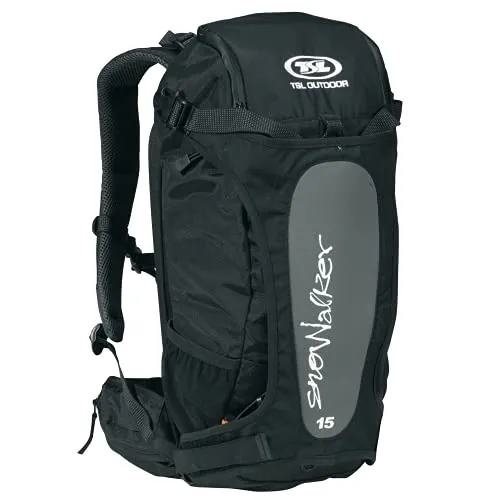 TSL Rucksack Snowwalker, Black, 41 x 27 x 11 cm, 15 Liter, PFSA041