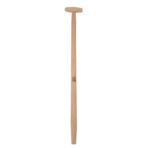 Spatenstiel gerade 95 cm mit T-Griff - Eschestiel Spaten 2963 - Hochwertiger Spatenstiel mit T-Griff für optimalen Komfort und Ergonomie beim Arbeiten im Garten.