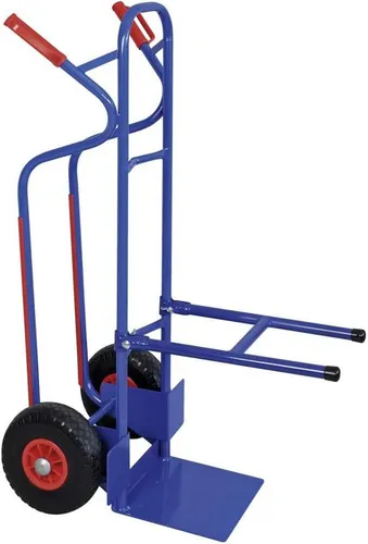 BRB-Lagertechnik Sackkarre Stuhlkarre mit pannensicheren Reifen - Sackkarren für den einfachen Transport von Stühlen, Rücken schonend und mit pannensicheren Reifen für jede Unterlage, ideal für den professionellen Einsatz.