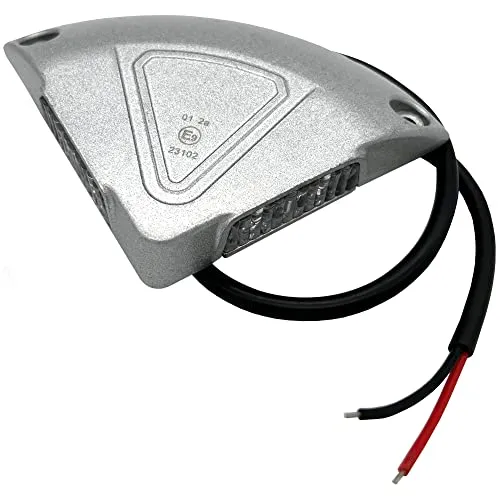 SAMETRUCK Warnblinkleuchte für Ladebordwand LED 12V 24V LKW Blinkleuchte Warnleuchte