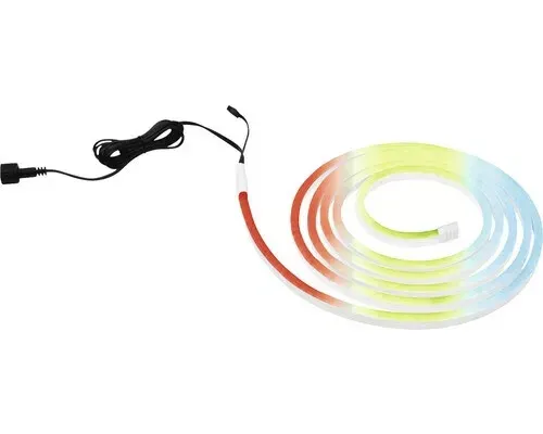 SimpLED Outdoor Strip-Komplettset 3 m - Lichtschläuche & -ketten mit 216 LED's, RGB Farbwechsel und Memory Effekt für stimmungsvolle Beleuchtung im Freien.