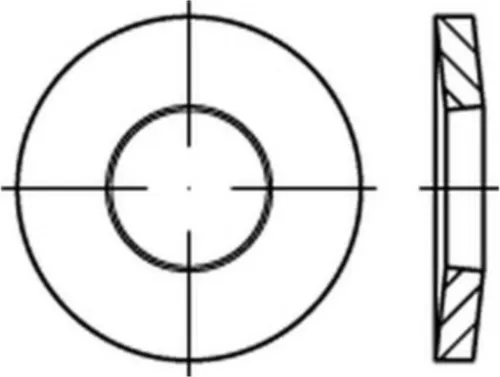 DIN 6796 Spannscheibe Federstahl 14mm - 100 Stück - Hochwertige Spannscheiben aus Federstahl, phosphatiert für optimale Korrosionsbeständigkeit, ideal für sichere Schraubenverbindungen.