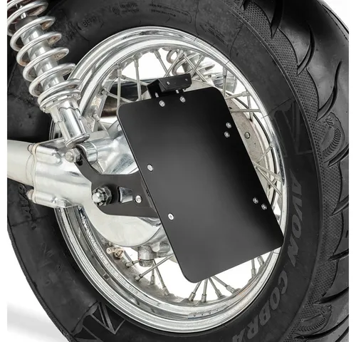 Seitlicher Kennzeichenhalter für Yamaha XV 535/1100 Virago von Craftride