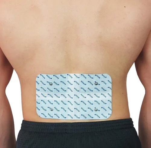 Axion Elektrodenpads passend zu Sanitas, Beurer - 20x12cm, Rückenelektrode mit 3.5mm DK, 1 St.,selbstklebende TENS EMS Elektroden für TENS EMS Geräte