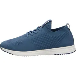 MARC O'POLO Herren Sneaker aus recyceltem Polyester, Gr. 44, light storm - Nachhaltige Strick-Sneaker aus 100% recyceltem Polyester mit elastischem Schaftrand und ultra leichter EVA-Sohle. Perfekt für einen lässigen Look mit Jeans oder Chino.