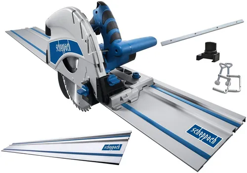 Scheppach Tauchsäge PL75 inkl. Führungsschiene - Sägen, präzise und vielseitig einsetzbar mit Tauchfunktion für exakte Schnitte an jeder Stelle – ideal für Profis und Heimwerker.