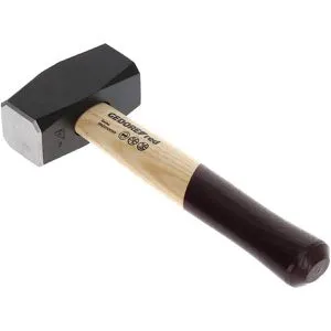 GEDORE-Red Fäustel R92200050, 1250g Kopfgewicht - Hämmer mit doppelt geschweiftem Eschenholzstiel für optimale Haptik. Geschmiedeter Hammerkopf aus Vergütungsstahl, sorgt für höchste Sicherheit und Langlebigkeit.