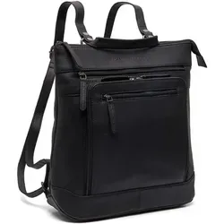 The Chesterfield Brand Caldero Daypack Leder 34 cm mit Laptopfach schwarz - Stylischer Daypack aus hochwertigem Leder, ideal für den täglichen Gebrauch. Mit 34 cm Laptopfach für sicheren Transport Ihrer Technik. Perfekt für Schule, Beruf und Freizeit! Hier trifft Funktionalität auf Eleganz.