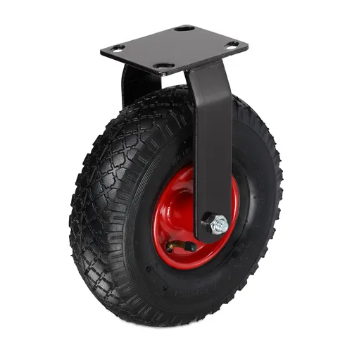 Bockrolle Schwerlastrolle Luftrad Transportrolle Schwerlastrad Luftreifen 3.00-4