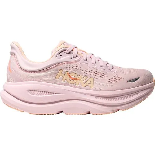 HOKA Damen Laufschuhe BONDI 9 – Maximale Dämpfung - Leistungsstarker Laufschuh mit neuem, atmungsaktivem Obermaterial und hochwertiger Schaumstoff-Zwischensohle. Ideal für tägliche Kilometer und optimalen Komfort.