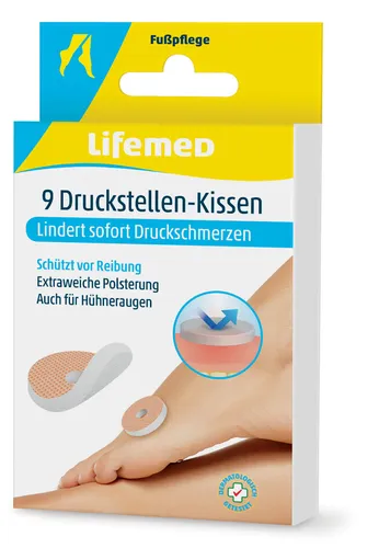 Lifemed Druckstellen-Kissen hautfarben 9 Stück