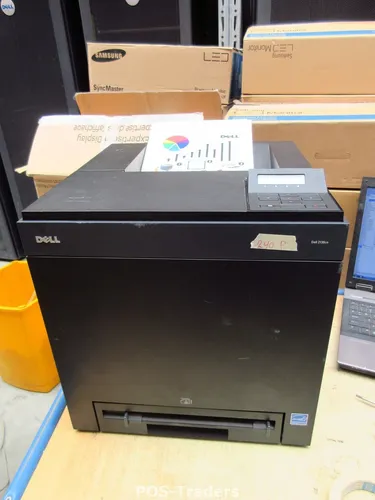 PRINTS DELL 2130CN FX890 USB Network Farbe Color Laser Printer FULL TONERS 290