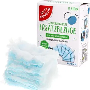 GutundGünstig Staubfangprofi Ersatztücher, Nachfüllpack mit 12 Tüchern