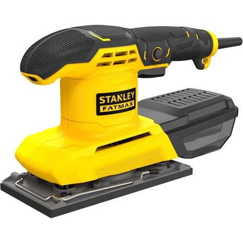 Fatmax® 280W Third Sheet Sander Kitbox - Schleifmaschine mit 280W-Motor für schnelles, sauberes Finish. Integriertes Staubabsaugsystem sorgt für einen sauberen Arbeitsbereich. Perfekt für verschiedene Materialien dank variabler Geschwindigkeitsregelung.