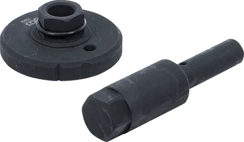 BGS 70954 Kurbelwellen-Drehwerkzeug für Audi V6, V8 Benzin - Nockenwellenwerkzeuge für sicheres Drehen der Kurbelwelle an Audi V6- und V8-Motoren, vereint zwei Funktionen in einem, passend für zahlreiche Audi Modelle ab 2010.