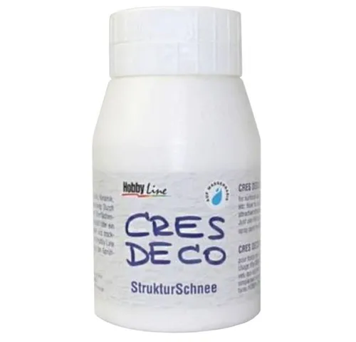 C. KREUL Strukturpaste KREUL Strukturschnee Cres Deco 500ml Flasche