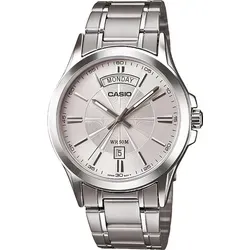 Produktbild Casio MTP-1381D-7A Silber Analog Edelstahl Armband Männer Casual Dress Watch