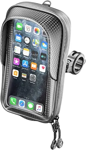 INTERPHONE Cellularline SMMASTERPRO | Universal Smartphone Halter Kompatibel mit 6.7 Mobile, 360° drehbar.