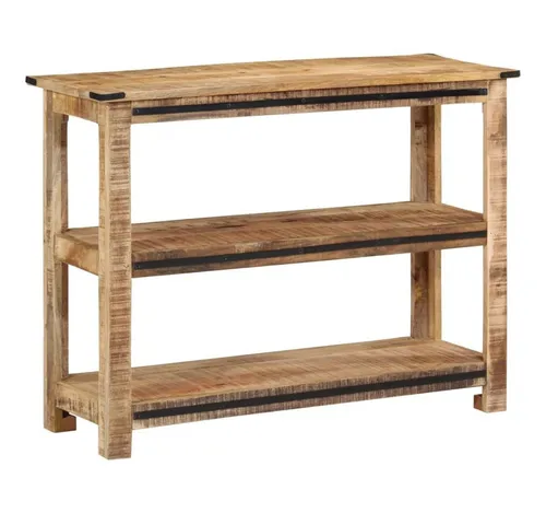 vidaXL Konsolentisch 100x35x75 cm aus massivem Mangoholz - Drohnen-Zubehör und Möbel, einzigartiges Design aus robustem Mangoholz, ideal für Dekoration und Stauraum in jedem Raum