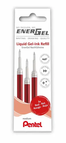 Pentel EnerGel Gelschreiberminen 0.35 mm Rot LR7-3B von Pentel
