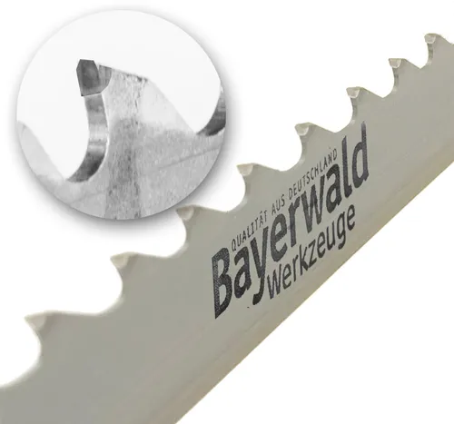 Bayerwald Werkzeuge Bandsägeblatt HM PR Plus 3750 x 27 x 0.9 x 2.3 - Premium Bandsägeblatt für Mauerstein und Dämmstoffe, innovative Zahngeometrie für schnelles und effizientes Sägen, höchste Qualität aus Deutschland.