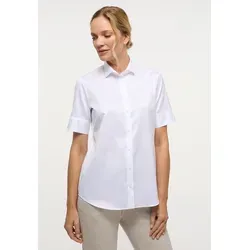 Eterna Langarmbluse in Weiß Größe 44 - Elegante Bluse aus 100% Baumwolle, pflegeleicht und ideal für jeden Anlass. Perfekt für ein gepflegtes Outfit!