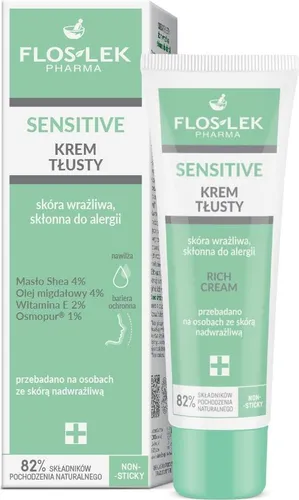 SENSITIVE Fettcreme für empfindliche, zu Allergien neigende Haut 50 ml