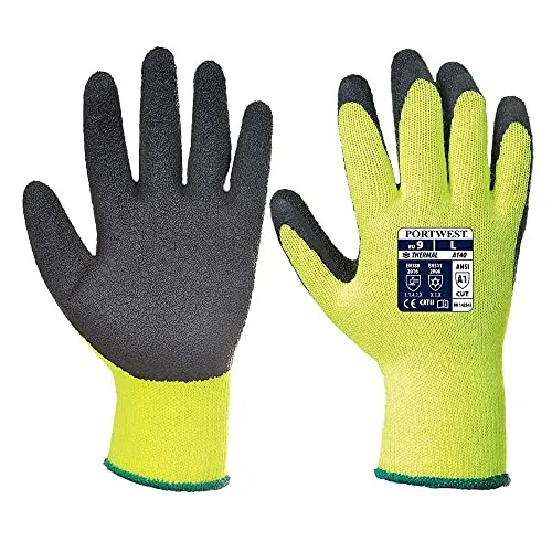 Portwest Thermo Grip Handschuh, Größe: L, Farbe: Schwarz, A140BKRL