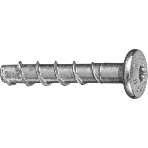 Fischer 052181 Spreizdübel HN K - Betonschrauben Set mit 100 Schrauben, inklusive Rundhaken 7 x 105 für sichere Befestigungen