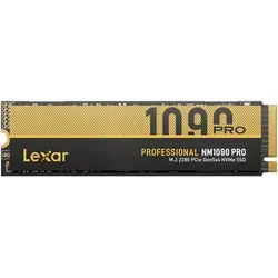 Lexar 4TB M.2 PCIe Gen5 NVMe NM1090 PRO - Festplatte mit 4 TB, ultraschnelle Lesegeschwindigkeit von bis zu 14.000 MB/s und optimiert für KI-Projekte und Rendering. Perfekt für moderne PC-Systeme.