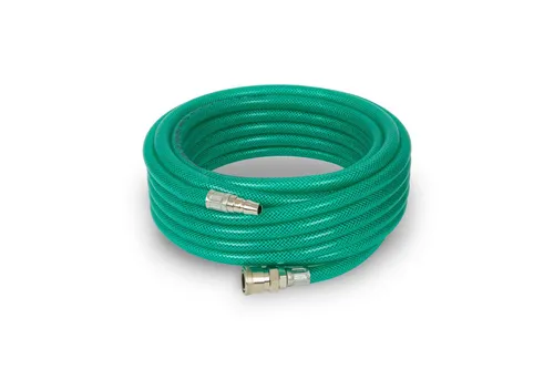 EBERTH Druckluftschlauch Länge 10m, Kompressor Schlauch mit Durchmesser 10mm x 14mm, 3/8