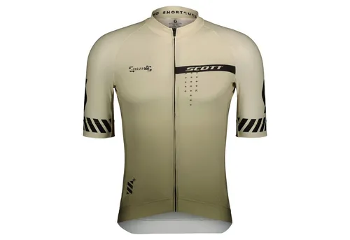 Scott RC Pro S/S Herren Bikeshirt Beige M - Fahrradbekleidung, atmungsaktives und leichtes Material für optimalen Komfort beim Radfahren.