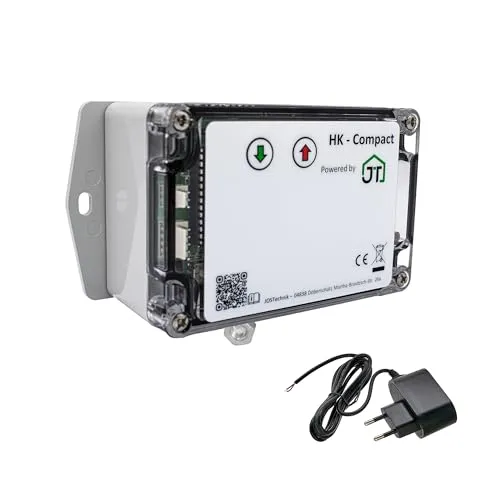 JOSTechnik HK-C Hühnerklappe Compact mit Lichtsensor; automatische Hühnerklappe und Hühnerstalltür