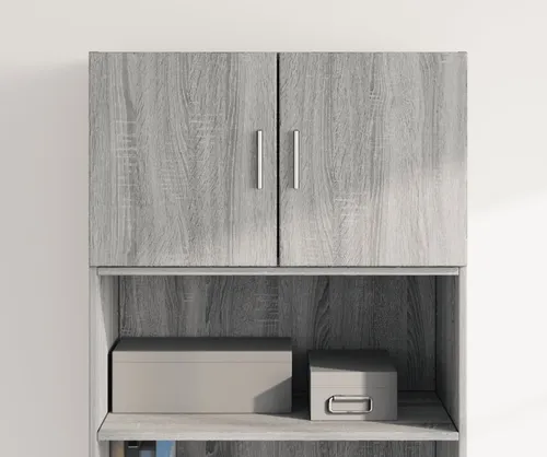 vidaXL Wandschrank Grau Sonoma 70x42,5x40 cm - Kommode aus hochwertigem Holzwerkstoff, platzsparend und ideal für Ordnung in jedem Raum. Bietet reichlich Stauraum und lässt sich einfach an der Wand montieren.