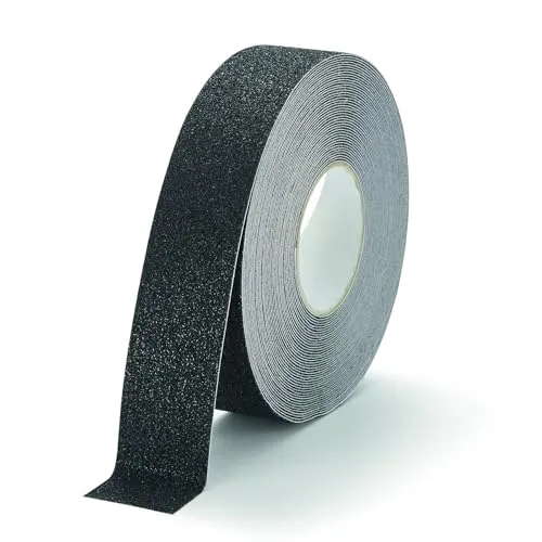 Durable Antirutschband DURALINE GRIP+, 50 mm x 15 m - Sicherheitswarnbänder mit grober Rutschhemmung für Treppen und Rampen, ideal für Innen- und Außenbereiche, sorgt für dauerhafte Sicherheit selbst bei starker Beanspruchung.